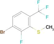 (3-Bromo-2-fluoro-6-(trifluoromethyl)phenyl)(methyl)sulfane