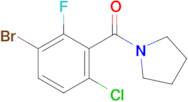 (3-Bromo-6-chloro-2-fluorophenyl)(pyrrolidin-1-yl)methanone