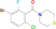 (3-Bromo-6-chloro-2-fluorophenyl)(thiomorpholino)methanone