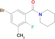 (5-Bromo-2-fluoro-3-methylphenyl)(piperidin-1-yl)methanone