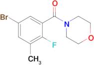 (5-Bromo-2-fluoro-3-methylphenyl)(morpholino)methanone