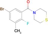 (5-Bromo-2-fluoro-3-methylphenyl)(thiomorpholino)methanone