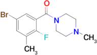 (5-Bromo-2-fluoro-3-methylphenyl)(4-methylpiperazin-1-yl)methanone