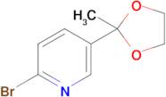 2-Bromo-5-(2-methyl-1,3-dioxolan-2-yl)pyridine