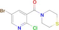 (5-Bromo-2-chloropyridin-3-yl)(thiomorpholino)methanone