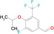 3-Fluoro-4-isopropoxy-5-(trifluoromethyl)benzaldehyde