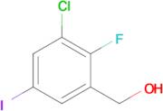 (3-Chloro-2-fluoro-5-iodophenyl)methanol