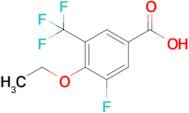 4-Ethoxy-3-fluoro-5-(trifluoromethyl)benzoic acid