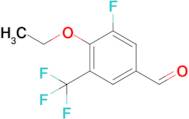 4-Ethoxy-3-fluoro-5-(trifluoromethyl)benzaldehyde