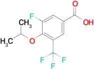 3-Fluoro-4-isopropoxy-5-(trifluoromethyl)benzoic acid