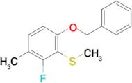 (6-(Benzyloxy)-2-fluoro-3-methylphenyl)(methyl)sulfane