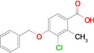 4-(Benzyloxy)-3-chloro-2-methylbenzoic acid