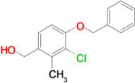 (4-(Benzyloxy)-3-chloro-2-methylphenyl)methanol