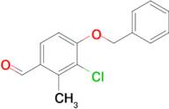 4-(Benzyloxy)-3-chloro-2-methylbenzaldehyde