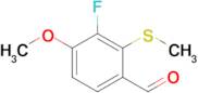 3-Fluoro-4-methoxy-2-(methylthio)benzaldehyde