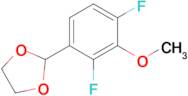 2-(2,4-Difluoro-3-methoxyphenyl)-1,3-dioxolane