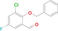 2-(Benzyloxy)-3-chloro-5-fluorobenzaldehyde