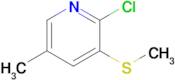 2-Chloro-5-methyl-3-(methylthio)pyridine