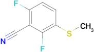 2,6-Difluoro-3-(methylthio)benzonitrile