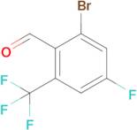 2-Bromo-4-fluoro-6-(trifluoromethyl)benzaldehyde