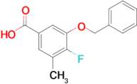 3-(Benzyloxy)-4-fluoro-5-methylbenzoic acid