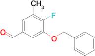 3-(Benzyloxy)-4-fluoro-5-methylbenzaldehyde