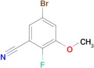 5-Bromo-2-fluoro-3-methoxybenzonitrile