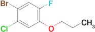 1-Bromo-2-chloro-5-fluoro-4-propoxybenzene