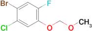 1-Bromo-2-chloro-5-fluoro-4-(methoxymethoxy)benzene