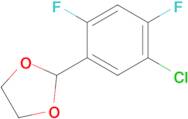 2-(5-Chloro-2,4-difluorophenyl)-1,3-dioxolane