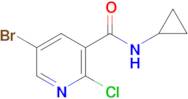 5-Bromo-2-chloro-N-cyclopropylnicotinamide