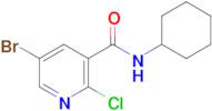 5-Bromo-2-chloro-N-cyclohexylnicotinamide