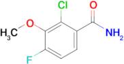 2-Chloro-4-fluoro-3-methoxybenzamide