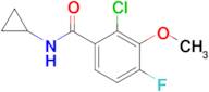 2-Chloro-N-cyclopropyl-4-fluoro-3-methoxybenzamide