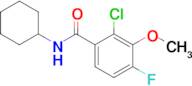 2-Chloro-N-cyclohexyl-4-fluoro-3-methoxybenzamide