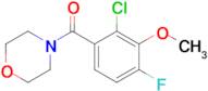 (2-Chloro-4-fluoro-3-methoxyphenyl)(morpholino)methanone