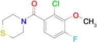 (2-Chloro-4-fluoro-3-methoxyphenyl)(thiomorpholino)methanone