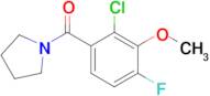 (2-Chloro-4-fluoro-3-methoxyphenyl)(pyrrolidin-1-yl)methanone