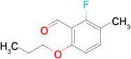 2-Fluoro-3-methyl-6-propoxybenzaldehyde