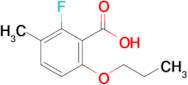 2-Fluoro-3-methyl-6-propoxybenzoic acid