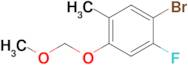 1-Bromo-2-fluoro-4-(methoxymethoxy)-5-methylbenzene