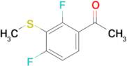 1-(2,4-Difluoro-3-(methylthio)phenyl)ethanone