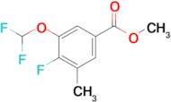 Methyl 3-(difluoromethoxy)-4-fluoro-5-methylbenzoate