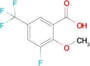 3-Fluoro-2-methoxy-5-(trifluoromethyl)benzoic acid