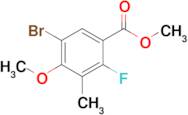 Methyl 5-bromo-2-fluoro-4-methoxy-3-methylbenzoate