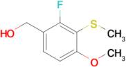 (2-Fluoro-4-methoxy-3-(methylthio)phenyl)methanol