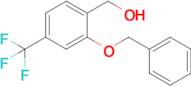 (2-(Benzyloxy)-4-(trifluoromethyl)phenyl)methanol