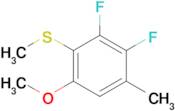 (2,3-Difluoro-6-methoxy-4-methylphenyl)(methyl)sulfane