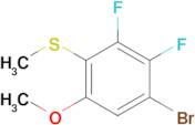 (4-Bromo-2,3-difluoro-6-methoxyphenyl)(methyl)sulfane