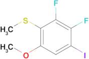 (2,3-Difluoro-4-iodo-6-methoxyphenyl)(methyl)sulfane